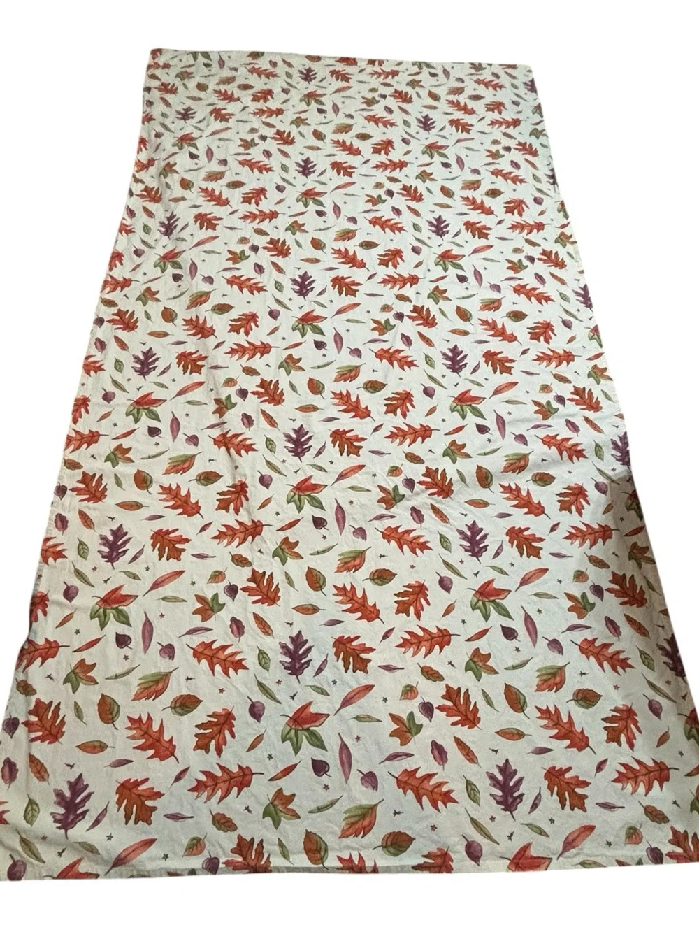 Tessitura Toscana Telerie Fall Tablecloth & 8 Cloth Napkins Leaves Thanksgiving
